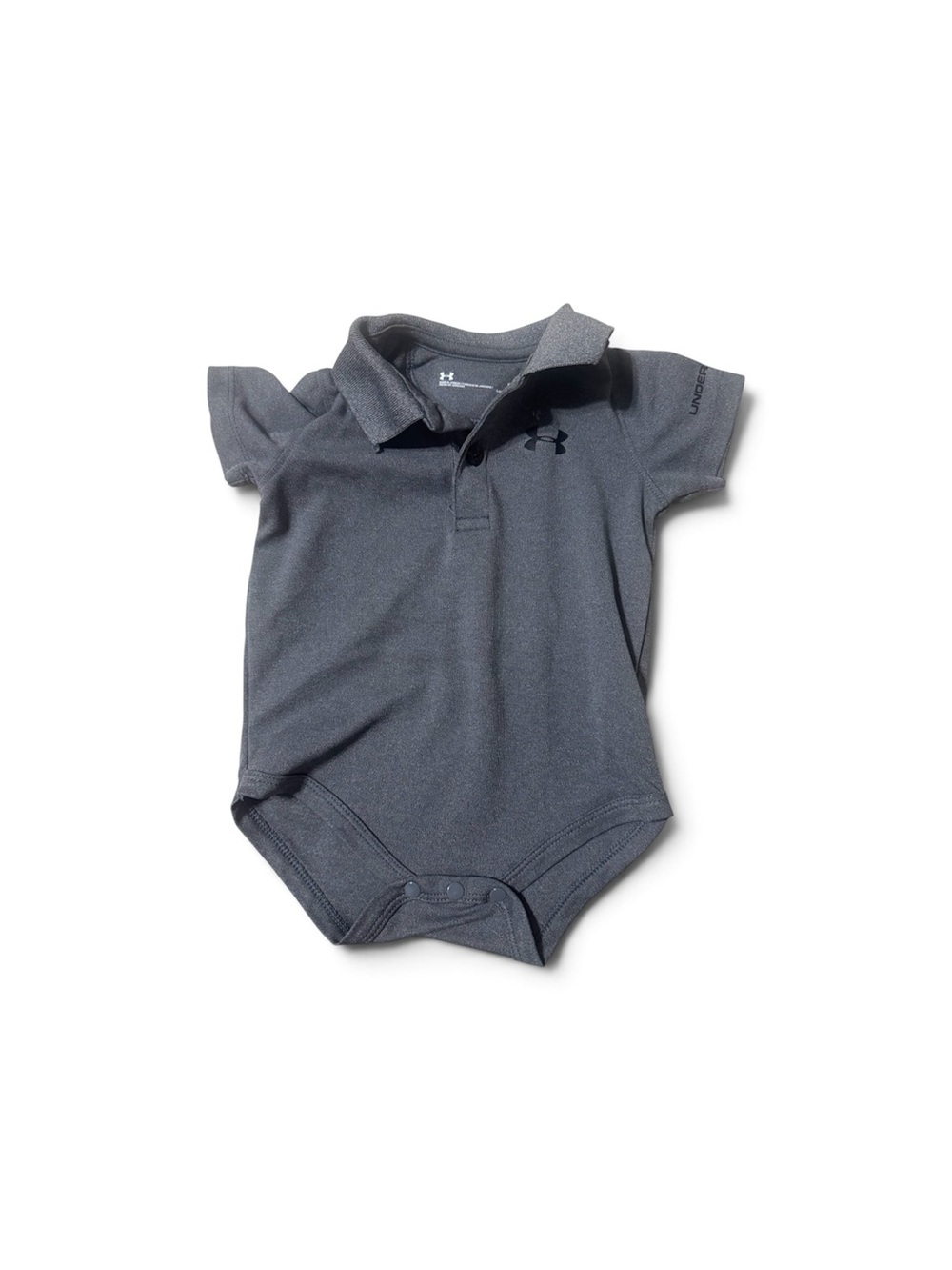 Under Armour Dark Gray Baby Polo Onesie